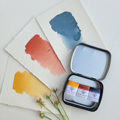 Primary Colors - 3 Watercolor Travel Palette