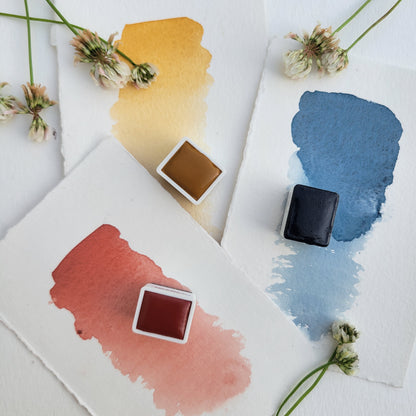 Primary Colors - 3 Watercolor Travel Palette