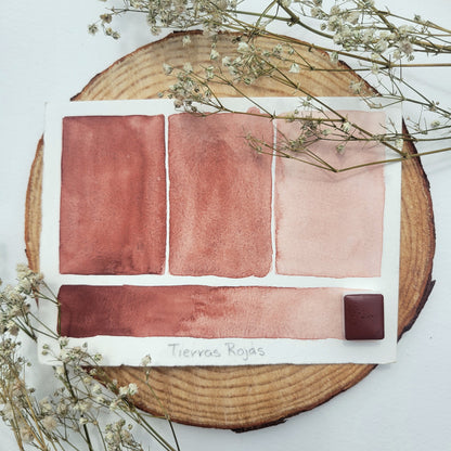 Earth Tones - 12 Watercolor Travel Palette