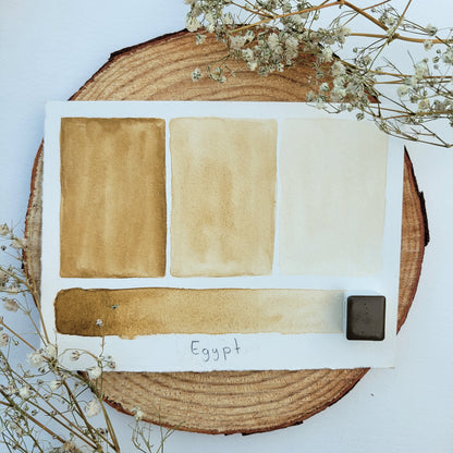 Earth Tones - 12 Watercolor Travel Palette