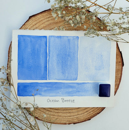 Blues - 4 Watercolor Travel Palette